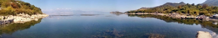 Panorama Skadarského jezera